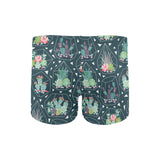 Cactus glass terrarium pattern Men's Swimming Trunks