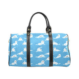 Cute sea lion seal pattern background Travel Bag