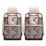 Pig Pattern Print Design 02 Car Seat Back Organizer