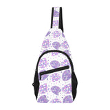 Hedgehog Pattern Print Design 05 All Over Print Chest Bag