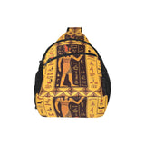 Egypt Hieroglyphics Pattern Print Design 05 All Over Print Chest Bag