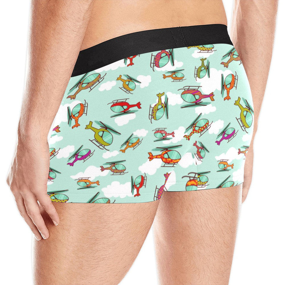 Helicopter design pattern Men's All Over Print Boxer Briefs Men's Underwear