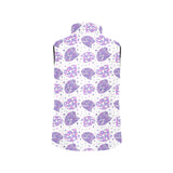 Hedgehog Pattern Print Design 05 Men's Padded Vest