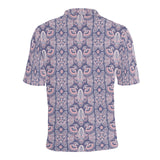 Indian Batik Style pattern Men's All Over Print Polo Shirt