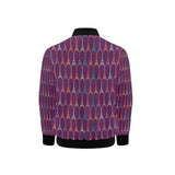 Eiffel Tower Pattern Print Design 05 Kids' Boys' Girls' Bomber Jacket