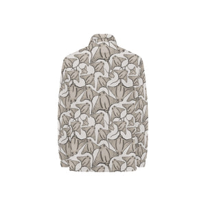 Stingray Pattern Print Design 05 Women's Long Sleeve Polo Shirt