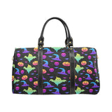 Colorful halloween background Travel Bag