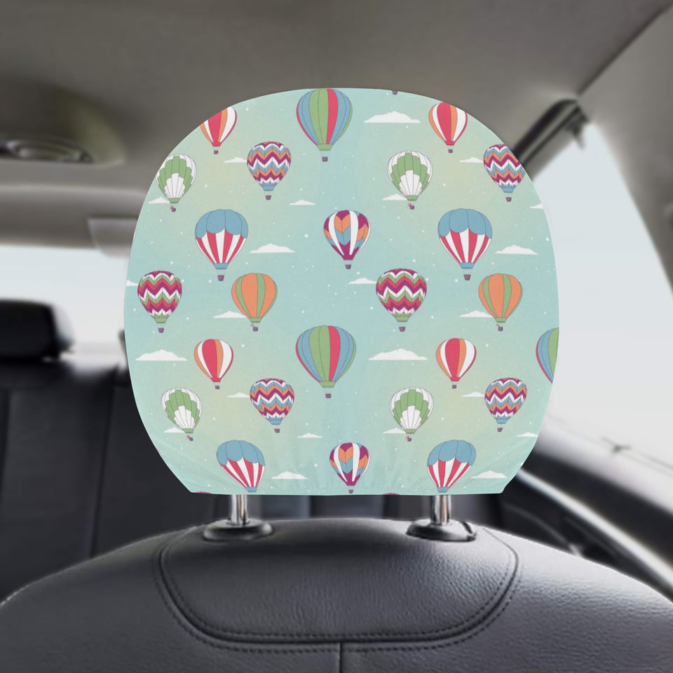 Hot Air Balloon design Pattern Car Headrest Cover
