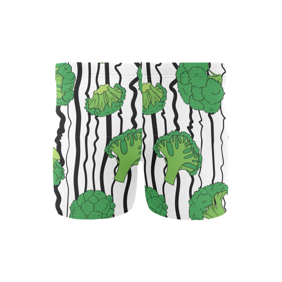 Cool Broccoli pattern Men's Swimming Trunks