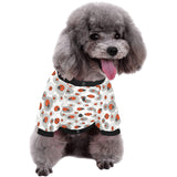 Ladybug Pattern Print Design 05 All Over Print Pet Dog Round Neck Fuzzy Shirt