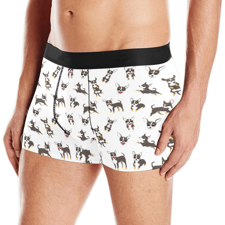 Chihuahua dog pattern Men's All Over Print Boxer Briefs Men's Underwear