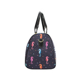 Watercolor colorful seahorse pattern Travel Bag