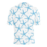 Watercolor starfish pattern Men's All Over Print Polo Shirt