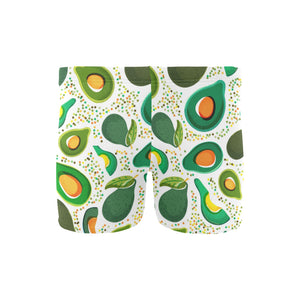 Avocado design pattern Men's Swimming Trunks