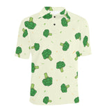 Broccoli pattern Men's All Over Print Polo Shirt