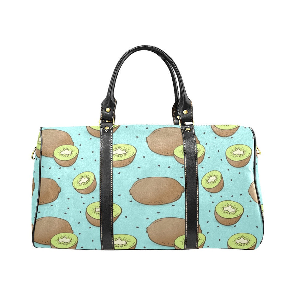Kiwi blue background Travel Bag