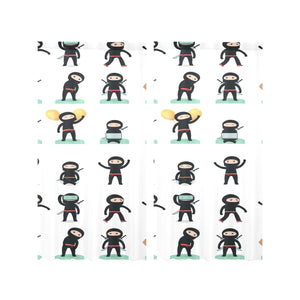 Cute ninja katana sword pattern Gauze Curtain