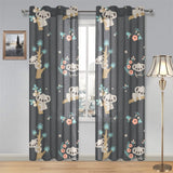 Cute koala pattern Gauze Curtain