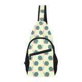 Snail Pattern Print Design 04 All Over Print Chest Bag