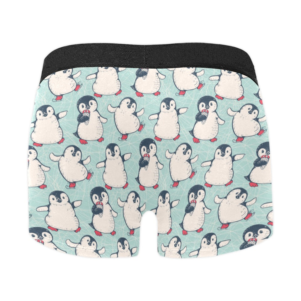 Cute Penguin pattern Men's All Over Print Boxer Briefs Men's Underwear
