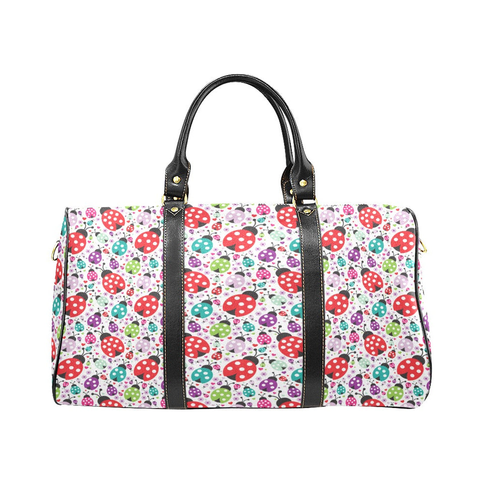 Ladybug Pattern Print Design 03 Travel Bag