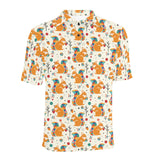 Squirrel Pattern Print Design 04 Men's All Over Print Polo Shirt
