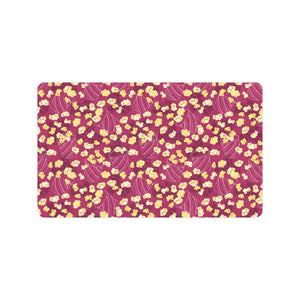 Popcorn Pattern Print Design 02 Doormat