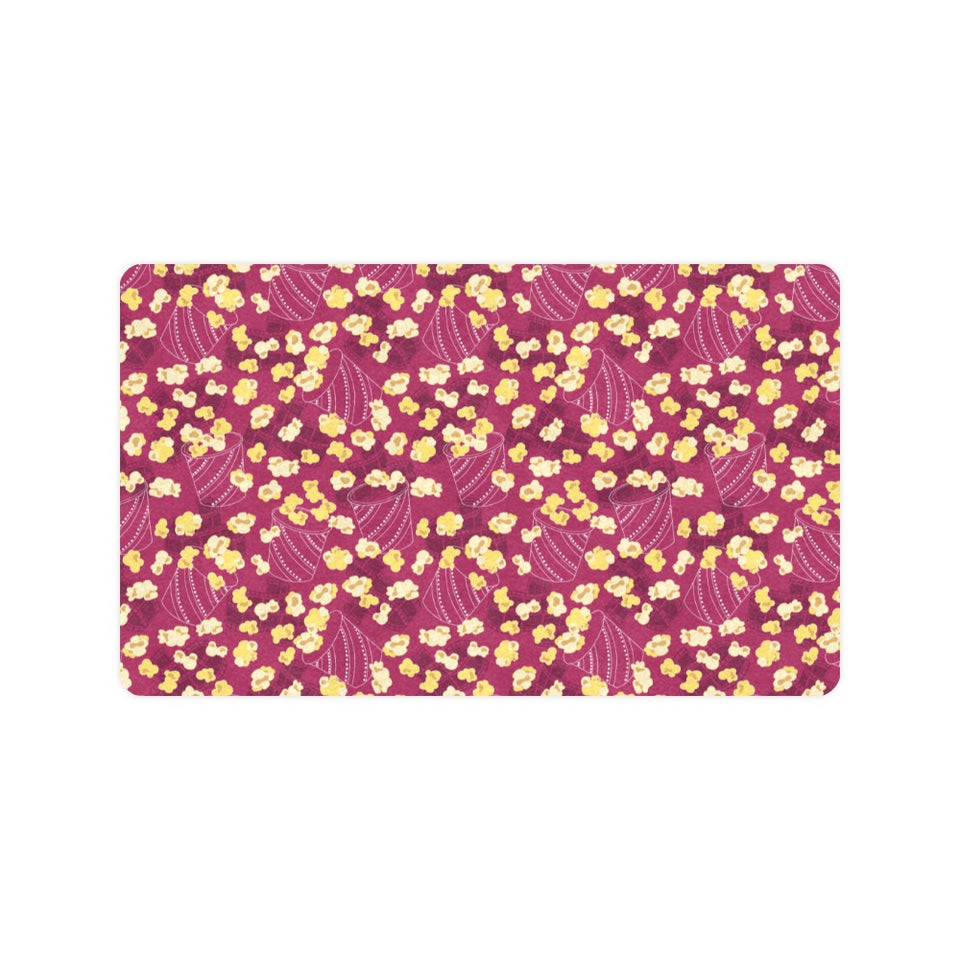Popcorn Pattern Print Design 02 Doormat