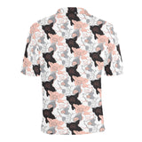 Pig Pattern Print Design 05 Men's All Over Print Polo Shirt