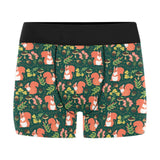 Squirrel Pattern Print Design 03 Men's All Over Print Boxer Briefs Men's Underwear