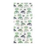 Chameleon lizard succulent plant pattern Beach Towel