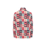 British Pattern Print Design 05 Women's Long Sleeve Polo Shirt
