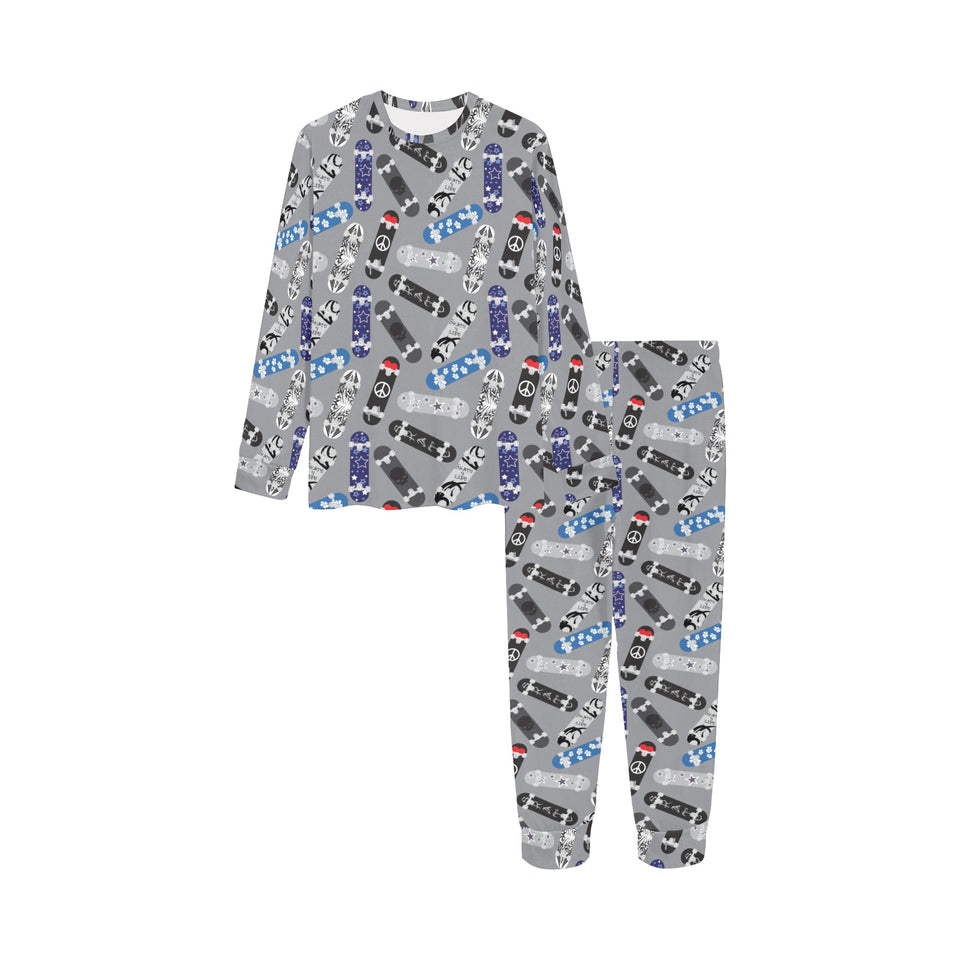 Skate Board Pattern Print Design 03 Kids' Boys' Girls' All Over Print Pajama Set