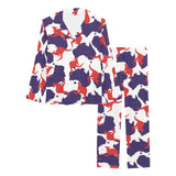 Kangaroo Australian pattern Women's Long Pajama Set