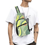 Avocado pattern All Over Print Chest Bag