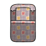 Bread Toast Pattern Print Design 05 Car Seat Back Organizer