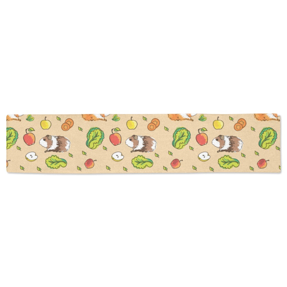 Guinea Pig Pattern Print Design 05 Table Runner