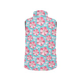 3D sakura cherry blossom pattern Women's Padded Vest