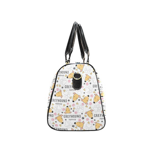 Greyhound Pattern Print Design 03 Travel Bag