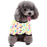 Pigeon Pattern Print Design 01 All Over Print Pet Dog Round Neck Fuzzy Shirt