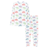 Hippopotamus Pattern Print Design 03 Women's All Over Print Pajama Set