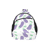 Eggplant Pattern Print Design 05 All Over Print Chest Bag