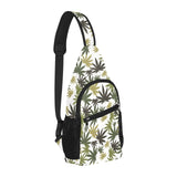Canabis Marijuana Weed Pattern Print Design 05 All Over Print Chest Bag