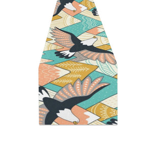 Eagle Pattern Print Design 02 Table Runner