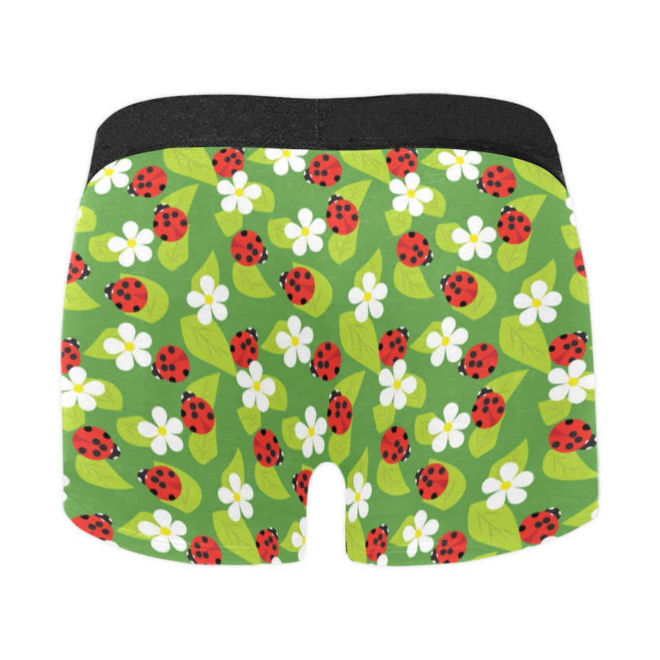 Ladybug Pattern Print Design 01 Men's All Over Print Boxer Briefs Men's Underwear