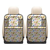 Teddy Bear Pattern Print Design 01 Car Seat Back Organizer