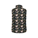 Hummingbird Pattern Print Design 03 Women's Padded Vest