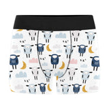 Cute sleeping sheep moon cloud pattern Men's All Over Print Boxer Briefs Men's Underwear