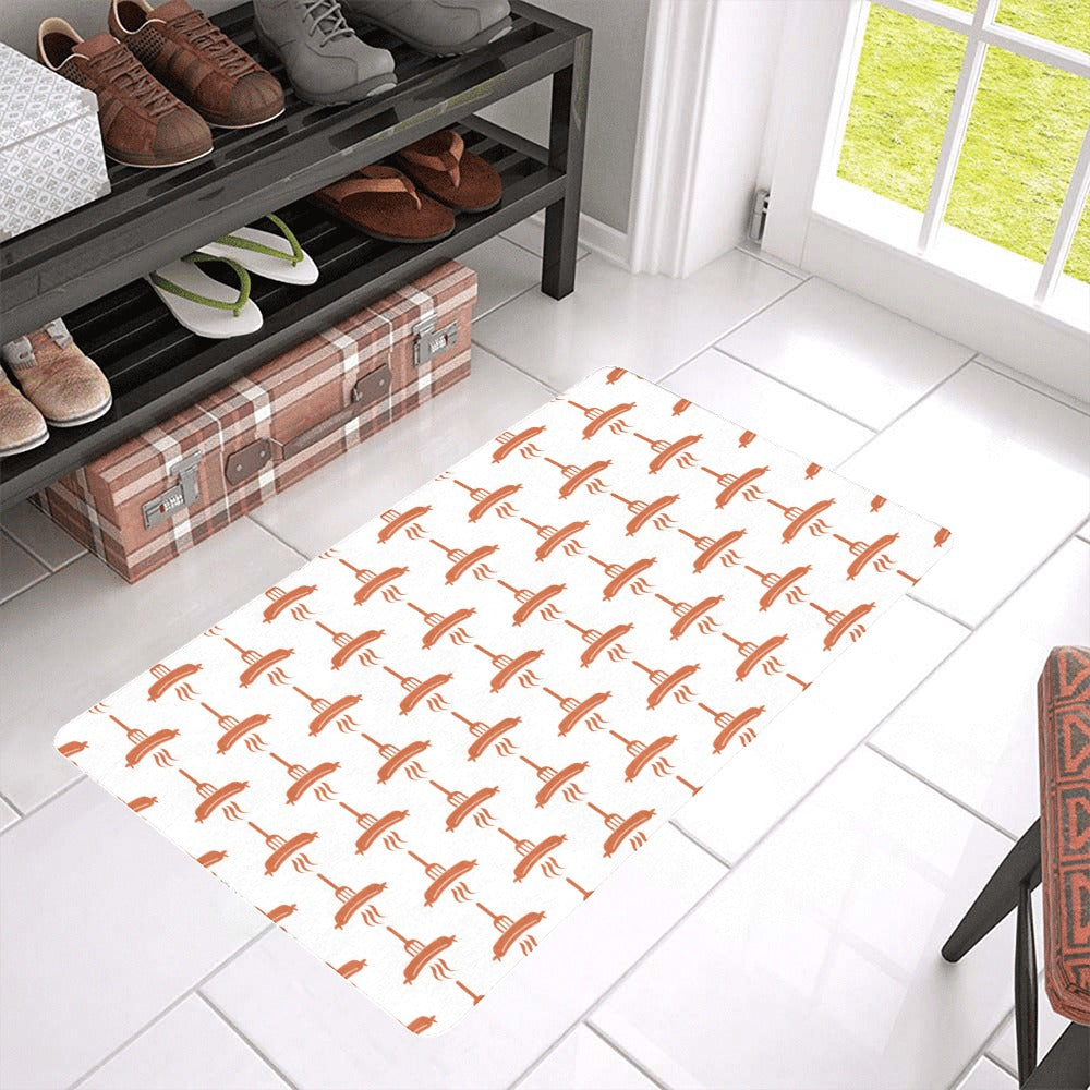 Sausage Pattern Print Design 05 Doormat