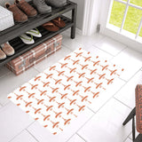 Sausage Pattern Print Design 05 Doormat